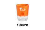 Set of 5 Self Watering Pots (Red, Yellow, Blue, Black, Orange)