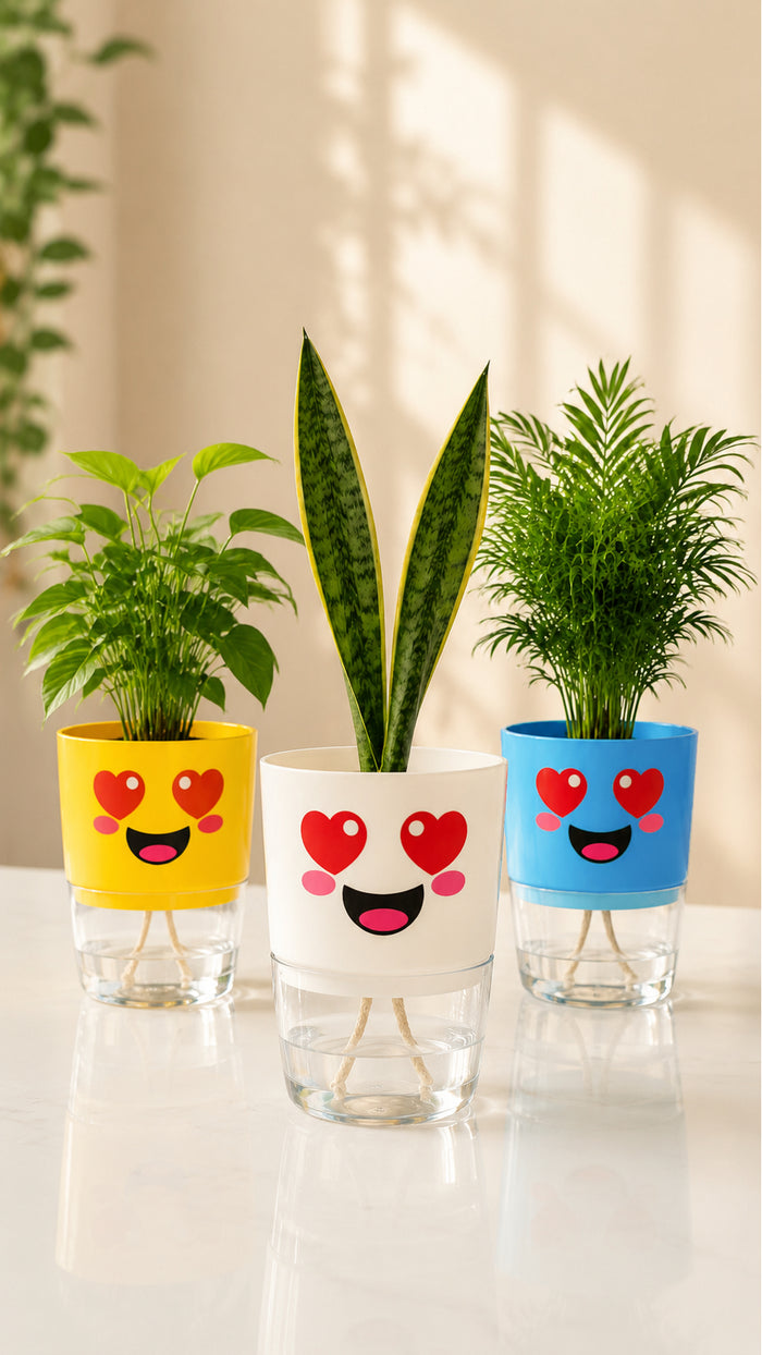 Petal pot in a home setting